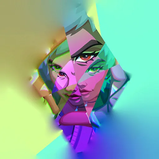 رسمة انعكاسات بلا نهاية رسمة انعكاسات بلا نهاية