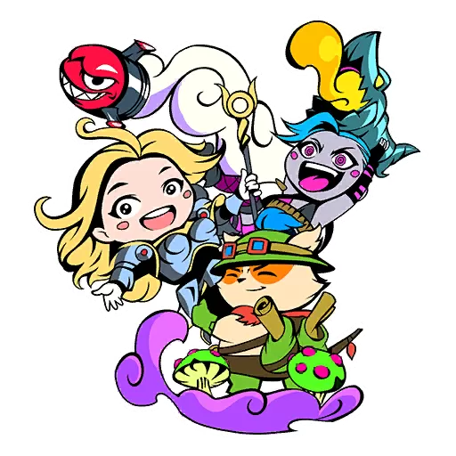 Doodle Doodle Buds // League of Legends Spray