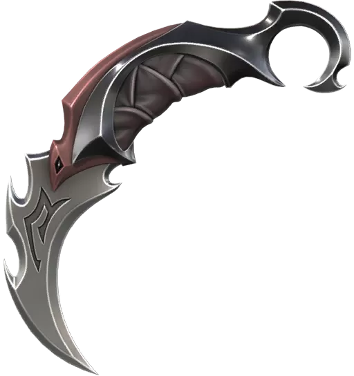 Karambit (Pilleur, ÉP 5) niveau 2
(variante 1 Rouge) Karambit (Pilleur, ÉP 5) niveau 2
(variante 1 Rouge)