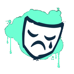 Spray Comedy and the Tragedy gif Spray Comedy and the Tragedy gif