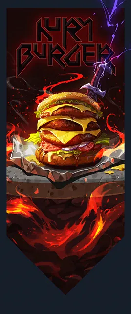 Karta „HURMBURGER” Karta „HURMBURGER”