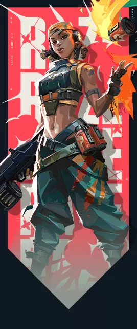 Karta „VALORANT Raze” Karta „VALORANT Raze”