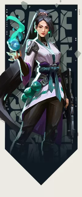 Karta „VALORANT Sage” Karta „VALORANT Sage”