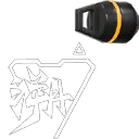 Przywieszka „VCT x TE” Przywieszka „VCT x TE”