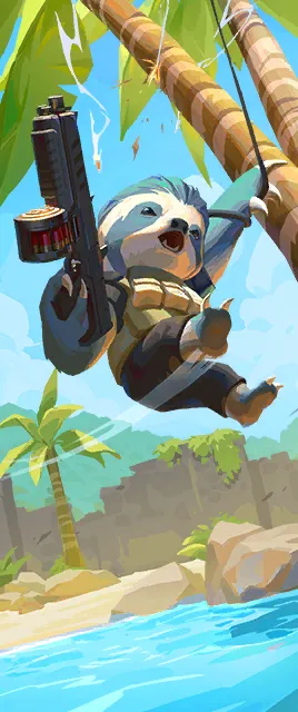 Sloth Slugs Card Sloth Slugs Card