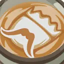 Hình Phun Sơn Latte Vương Miện Hình Phun Sơn Latte Vương Miện