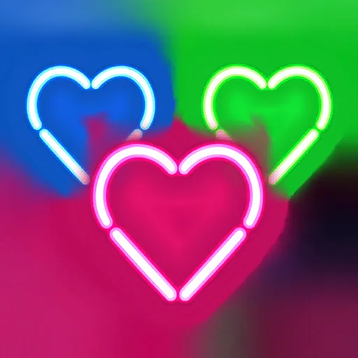 Hình Phun Sơn Đèn Led Trái Tim Hình Phun Sơn Đèn Led Trái Tim