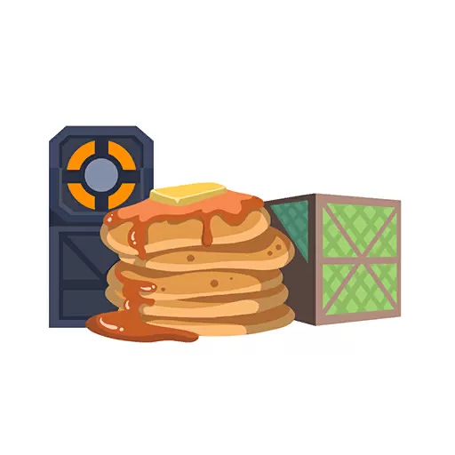 Hình Phun Sơn Pancake Chồng Đống Hình Phun Sơn Pancake Chồng Đống